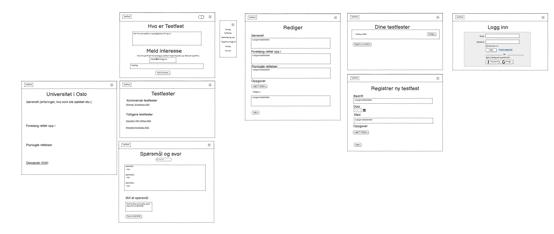 Wireframes 2